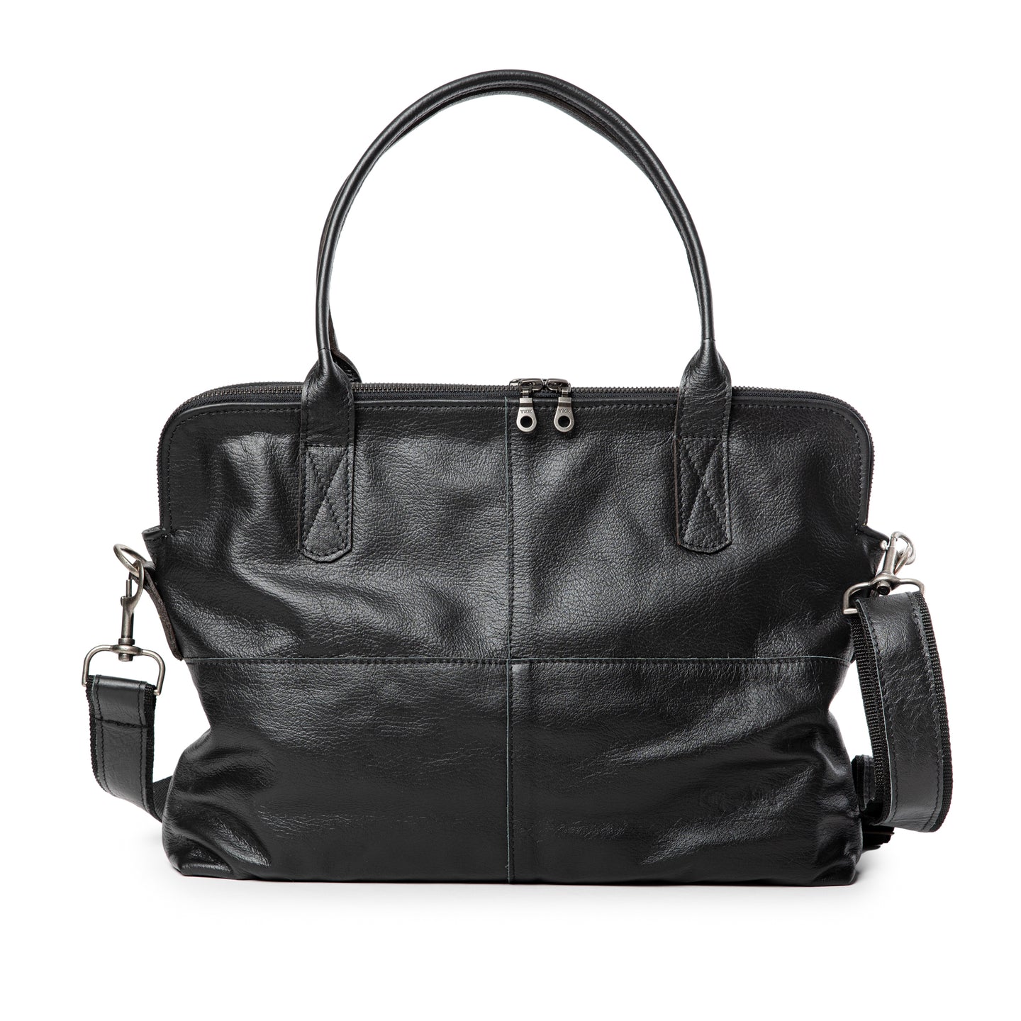 King Kong Leather 15 inch Luxury Double Laptop Bag