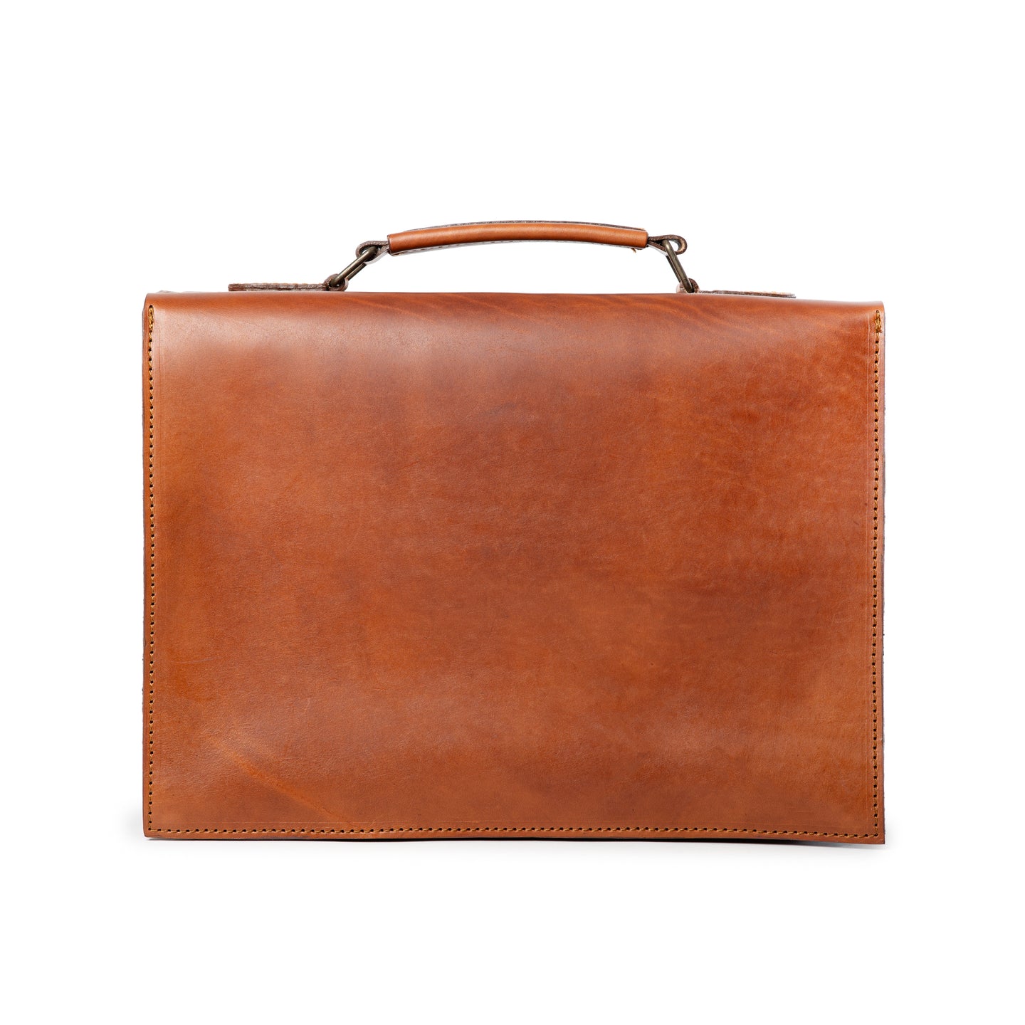 King Kong Leather Vintage 15 inch Laptop Portfolio Briefcase