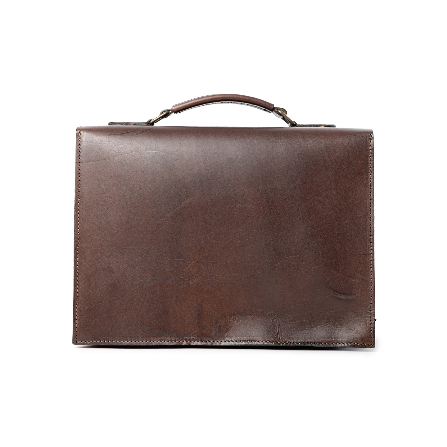 King Kong Leather Vintage 15 inch Laptop Portfolio Briefcase
