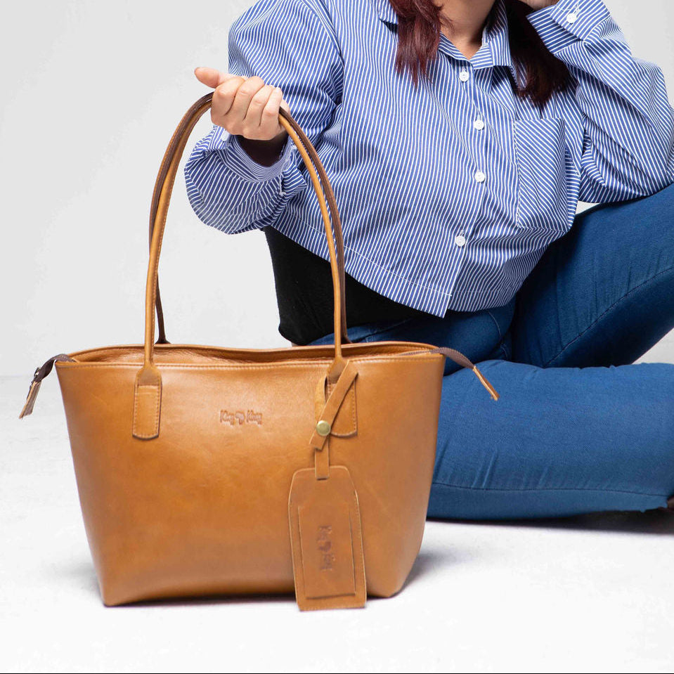 Mary Classic Tote Leather HandBag