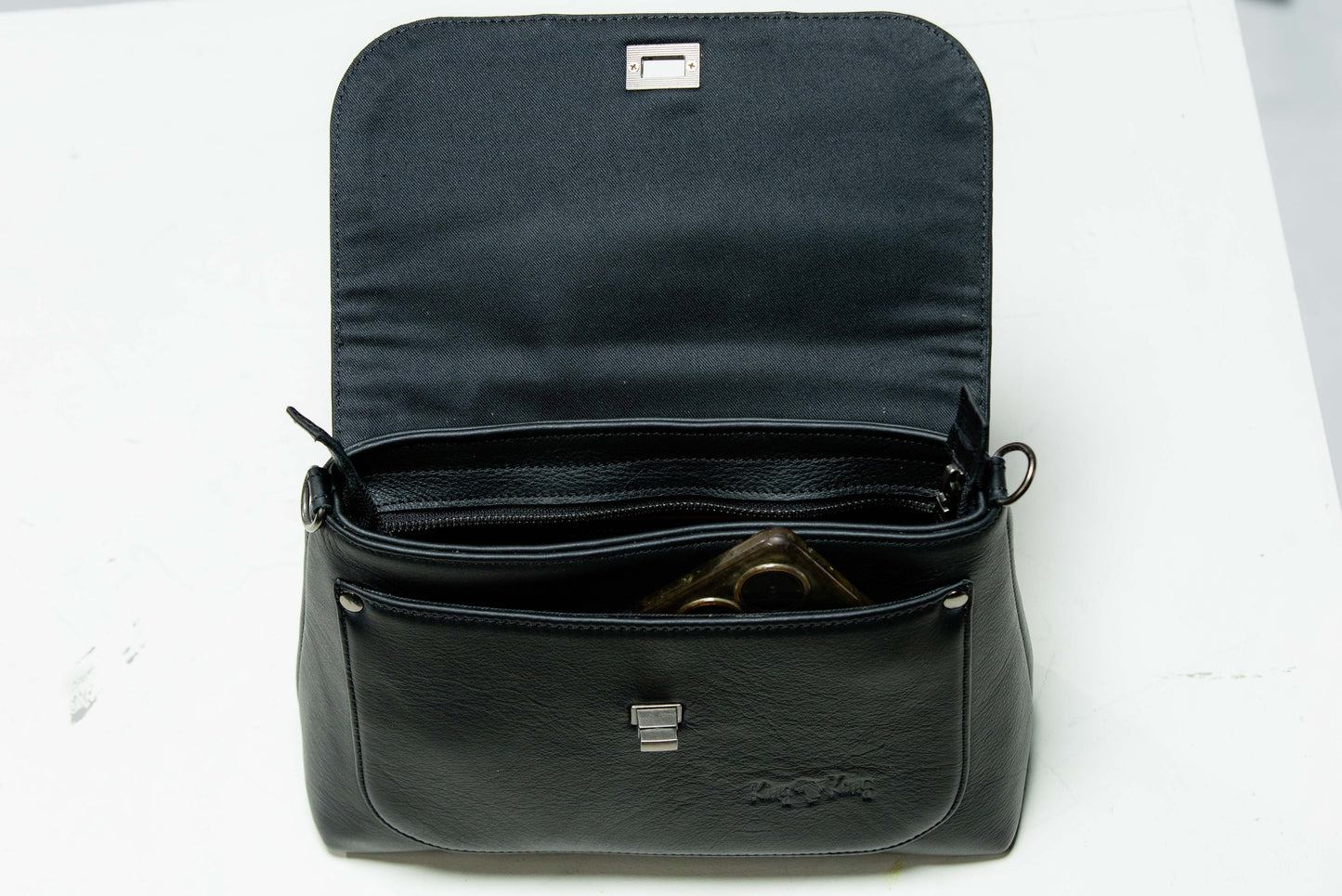 Nandipa Travel Ostrich & Cowhide Leather Bag