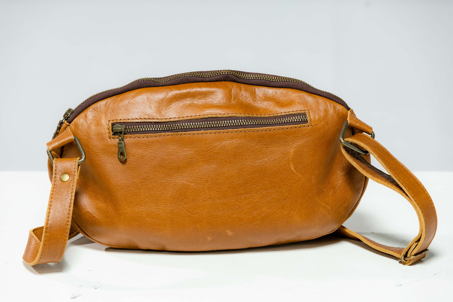 Marcus Chest & Waist Leather Travel Bag