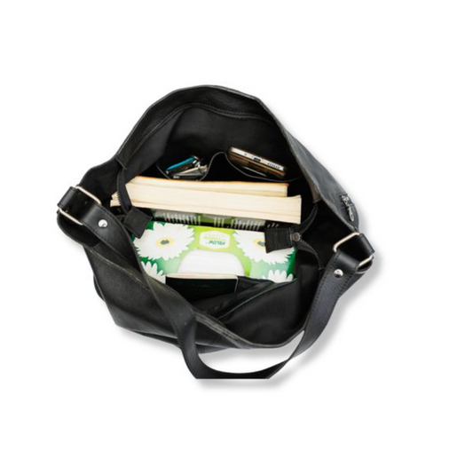 Tote Bag - Large Vintage Leather Shopper - Stylish & Durable - KKL