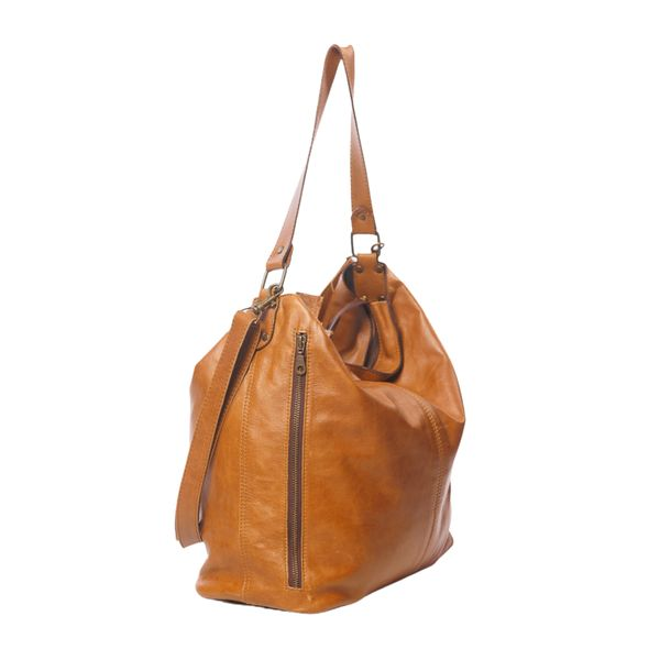 Tote Bag - Large Vintage Leather Shopper - Stylish & Durable - KKL
