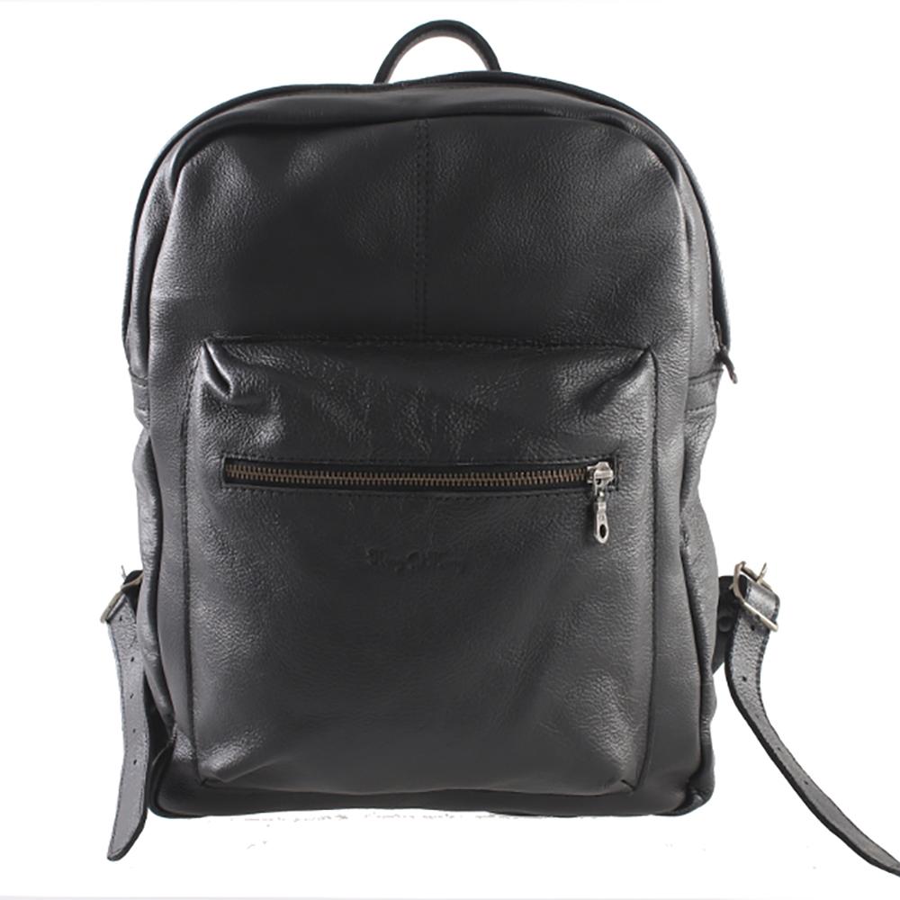 15 Inch Notebook BackPack KingKong Leather Black