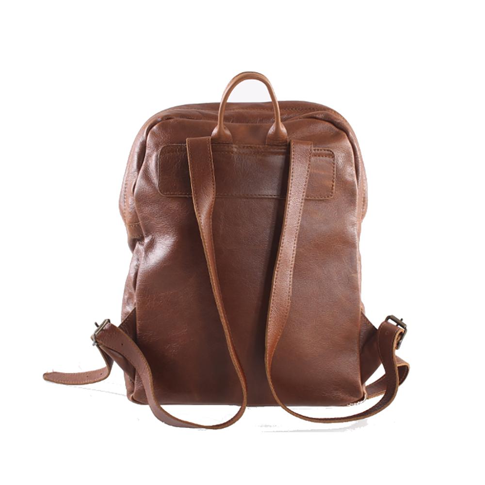 Leather 15 Inch Notebook Back Pack Bag