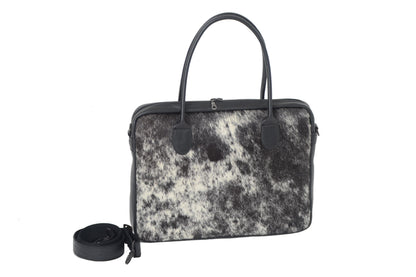 Premium Nguni Leather Slim Business Bag