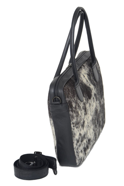 Premium Nguni Leather Slim Business Bag