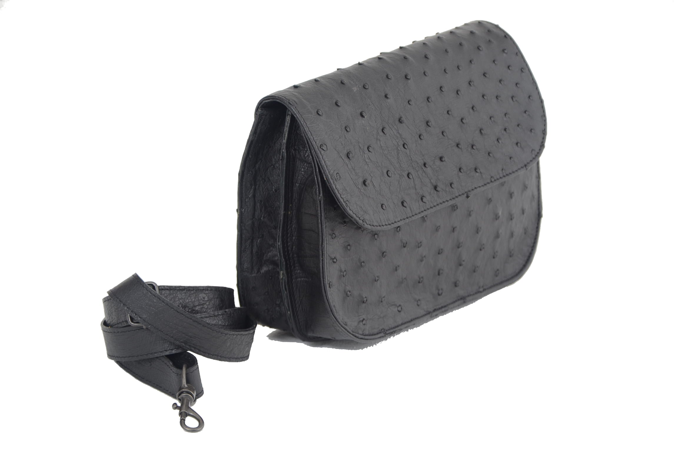 Ostrich leather Sling Bag for sale at King Kong Leather