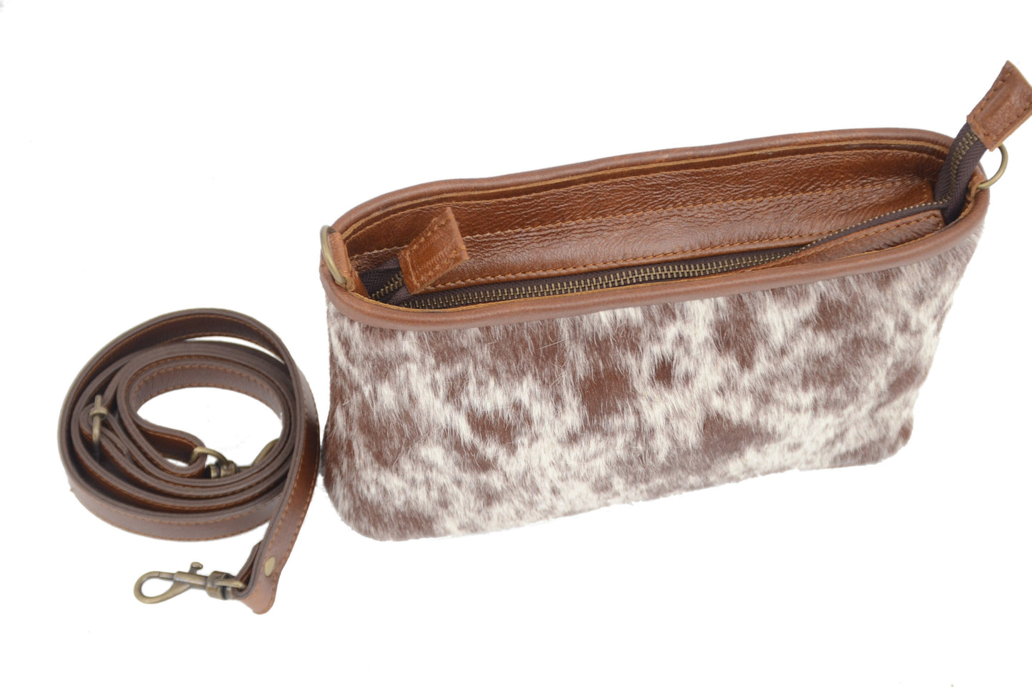 Premium Nguni Leather Sling Bag