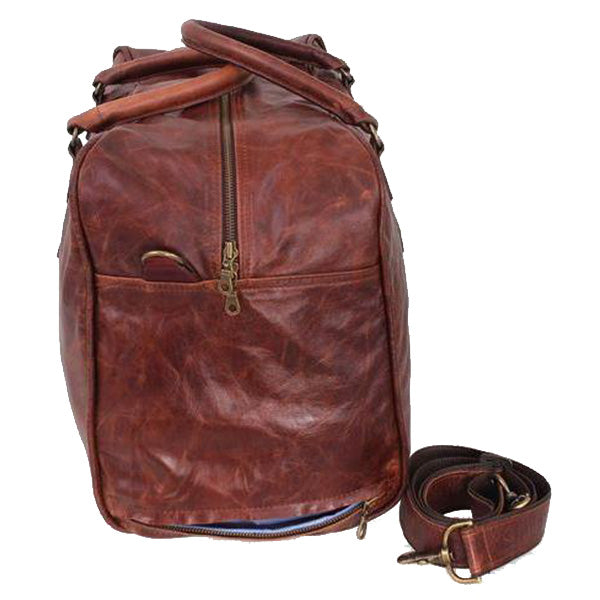 Overnight Travel Luggage leather bag - kingkong-leather