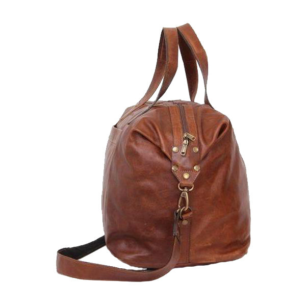 Weekend traveller Overnight leather bag - kingkong-leather