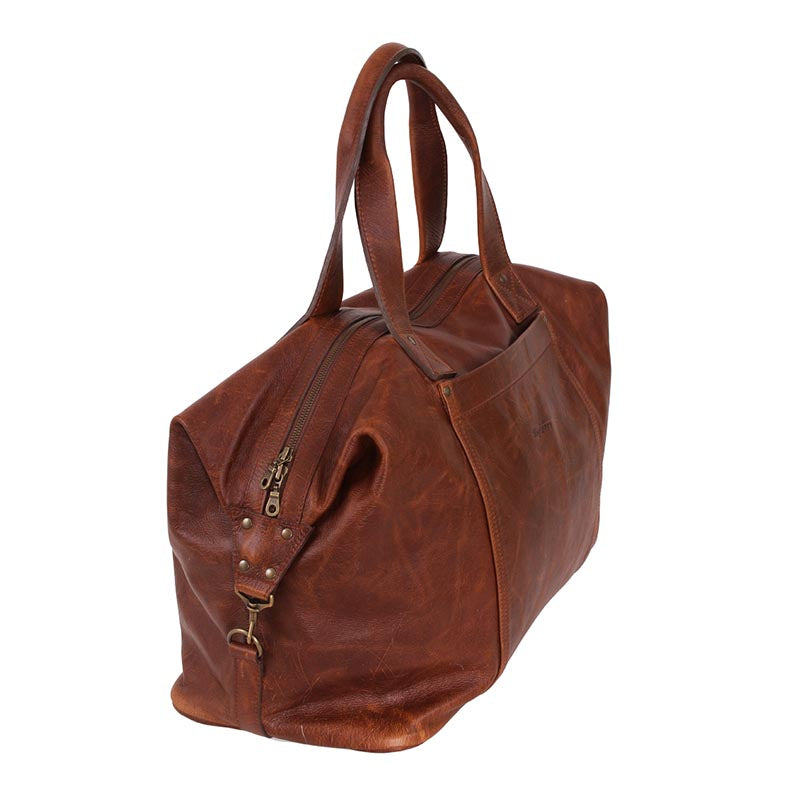 Weekend traveller Overnight leather bag - kingkong-leather