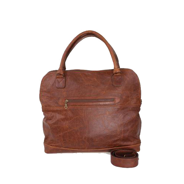 Corporate leather tote bag - kingkong-leather