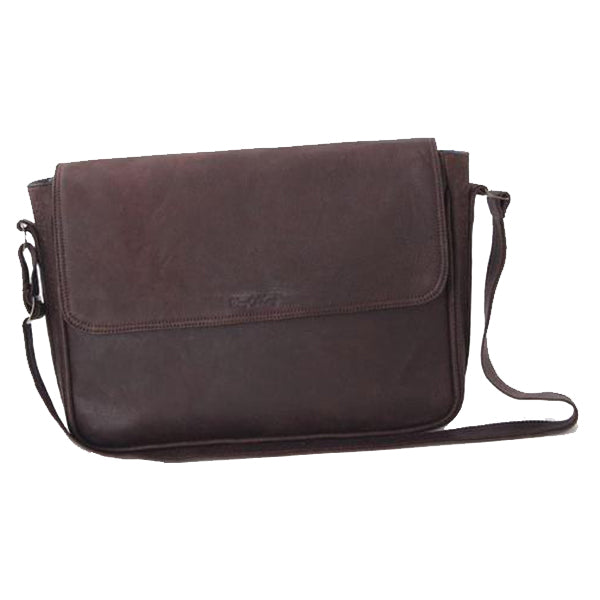 Simple 15 inch trendy messenger notebook bag - kingkong-leather