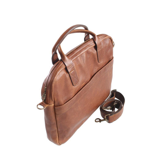 Slim Office 13 Inch Crossbody Bag - kingkong-leather