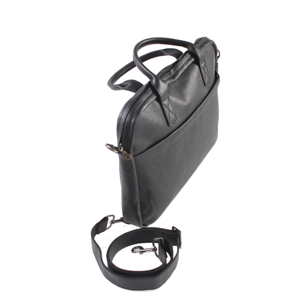 Slim Office 15 Inch Crossbody Bag - kingkong-leather