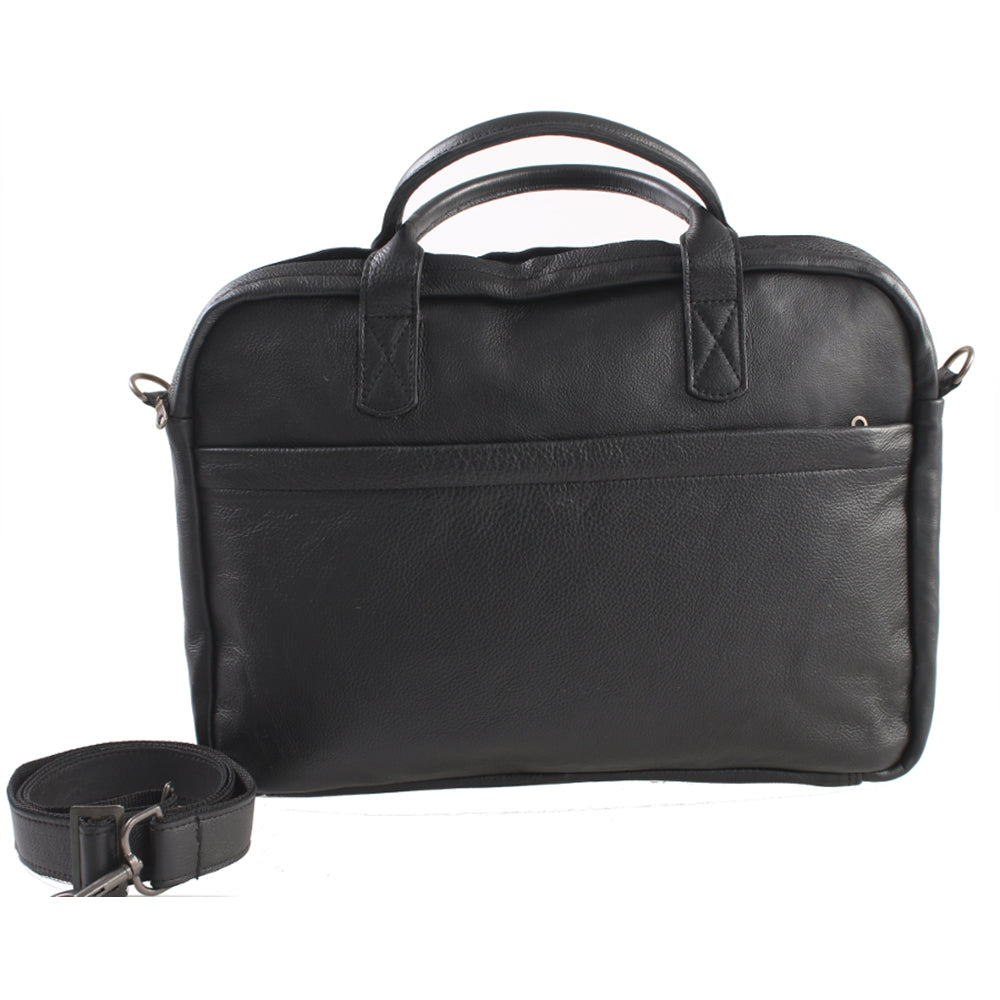 Slim Office 15 Inch Crossbody Bag - kingkong-leather