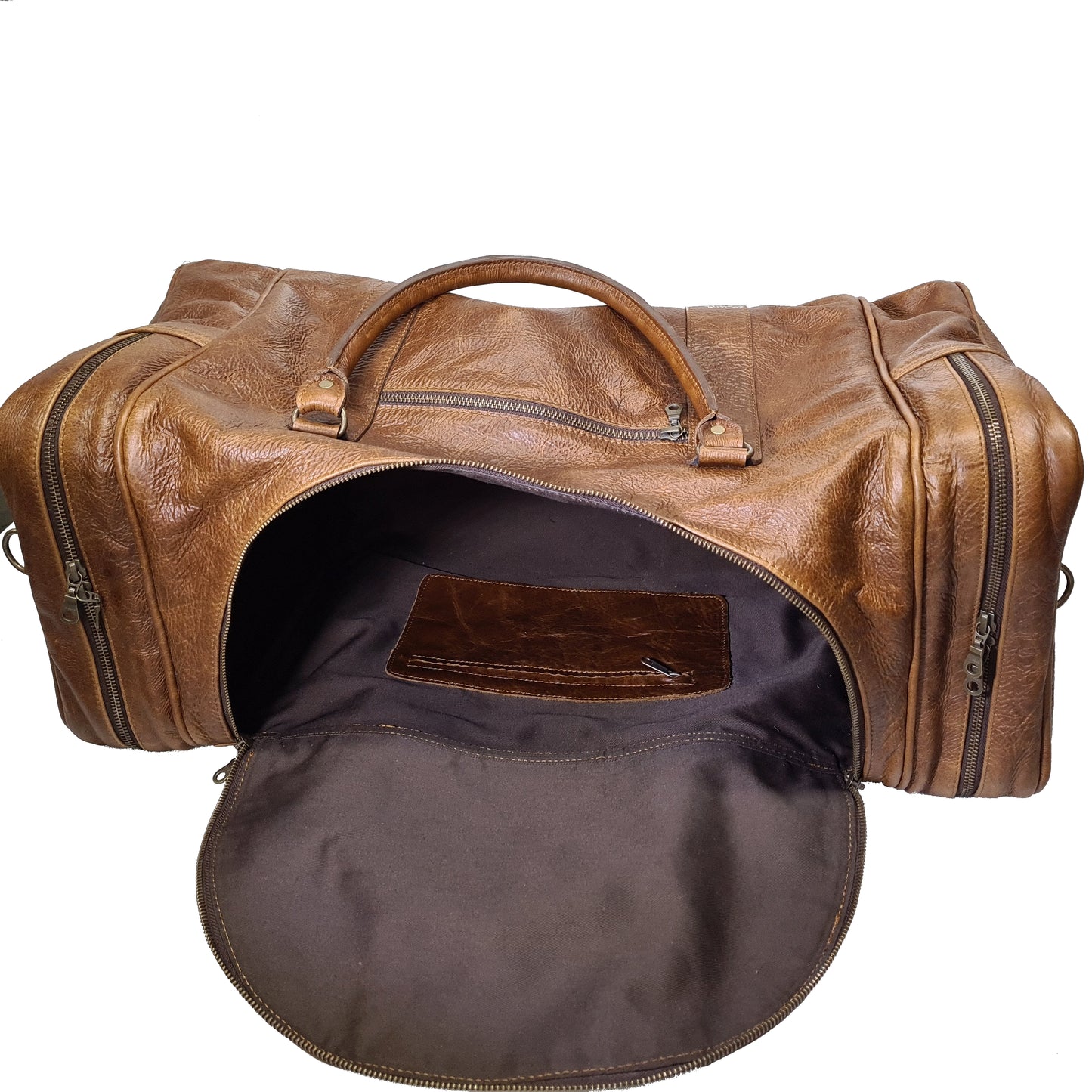 Leather Old Finn Duffel Bag