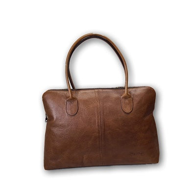 Leather Lined Work Laptop Bag