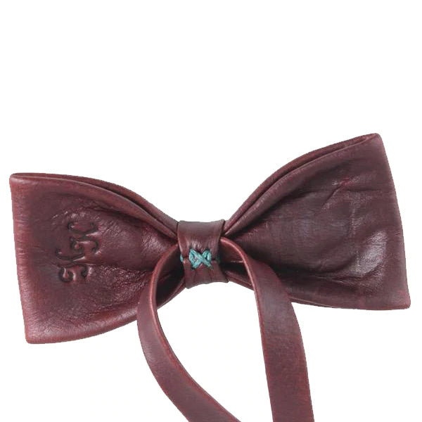 Leather Bow Tie