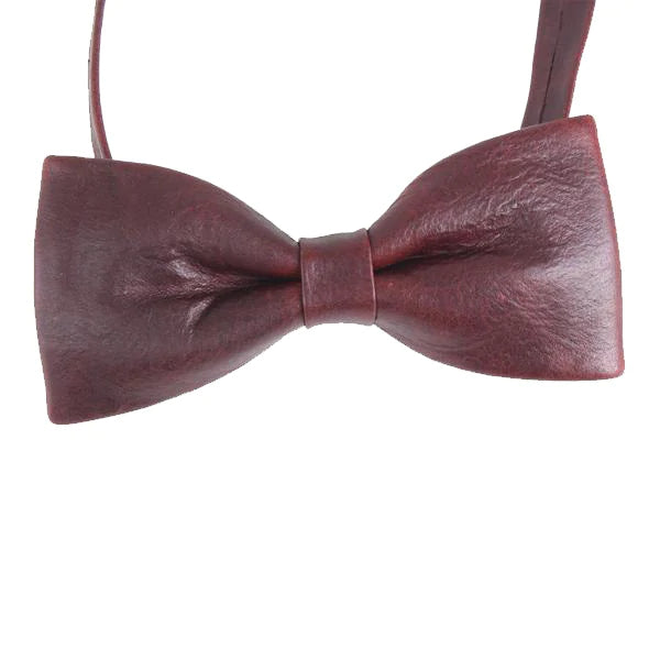 Leather Bow Tie