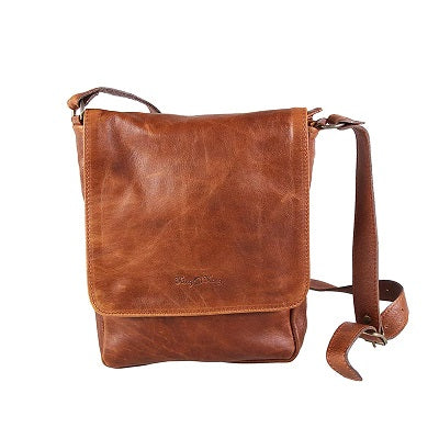 Leather 8-inch messenger sling bag