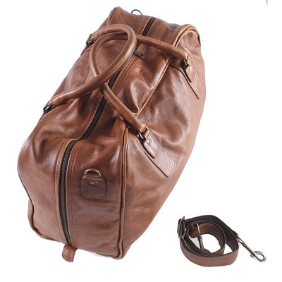 Leather Cabin Travel Duffel Bag
