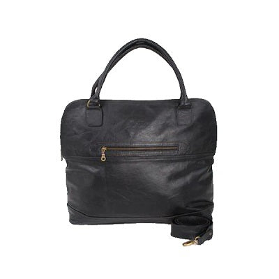Corporate leather tote bag
