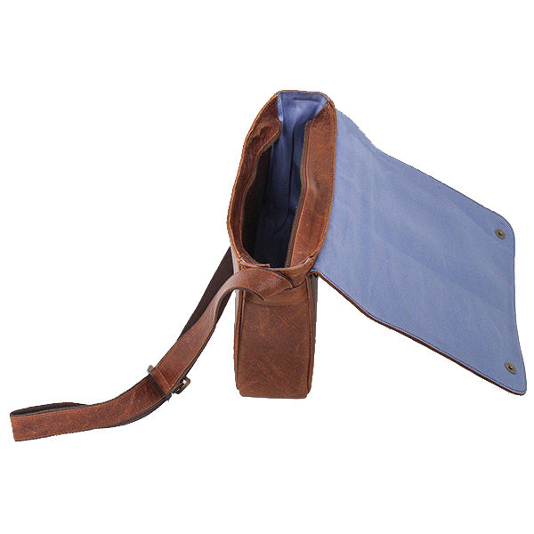 messenger 13 inch notebook shoulder bag - kingkong-leather
