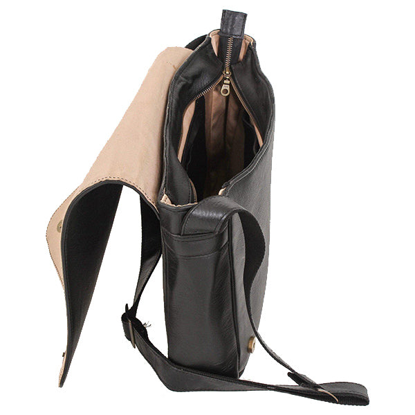 messenger 13 inch notebook shoulder bag - kingkong-leather