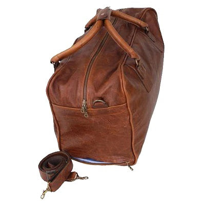 Leather Overnight Duffel Bag