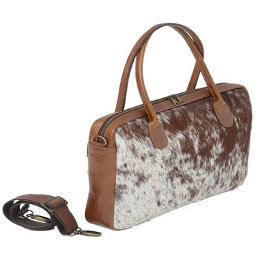 Premium Nguni Leather Slim Business Bag