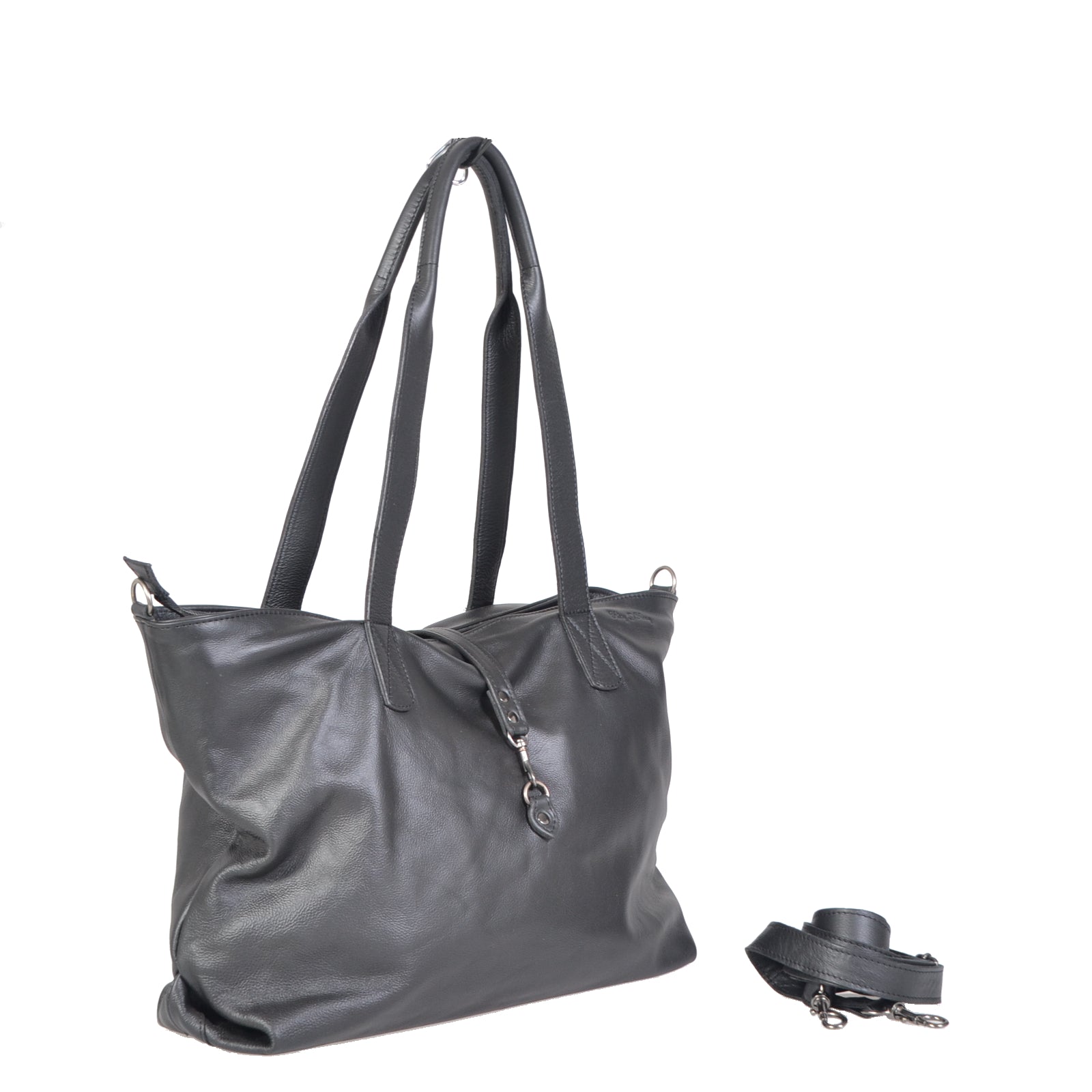 Ladies Tote Sling Leather Handbag - kingkong-leather